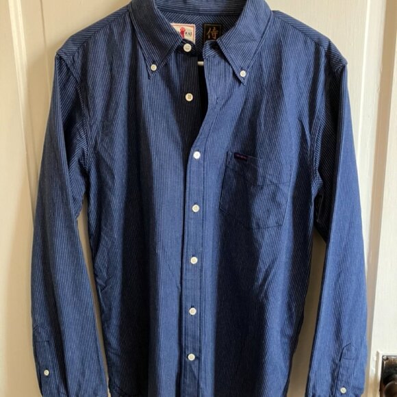 Samurai Jeans Japan Button Down Shirt HJBD-L02 - Picture 5 of 9
